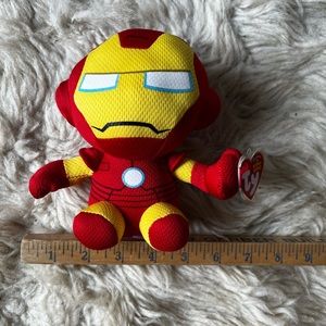 TY Marvel Iron Man Beanie Baby 6 inch